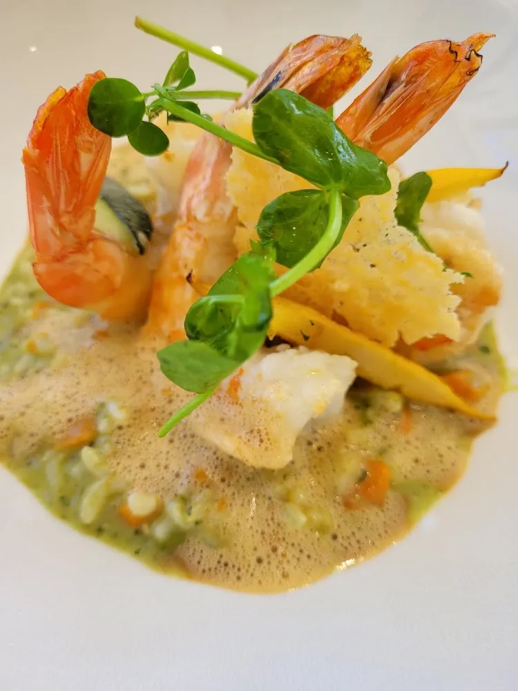 Risotto Au Pesto Et Gambas